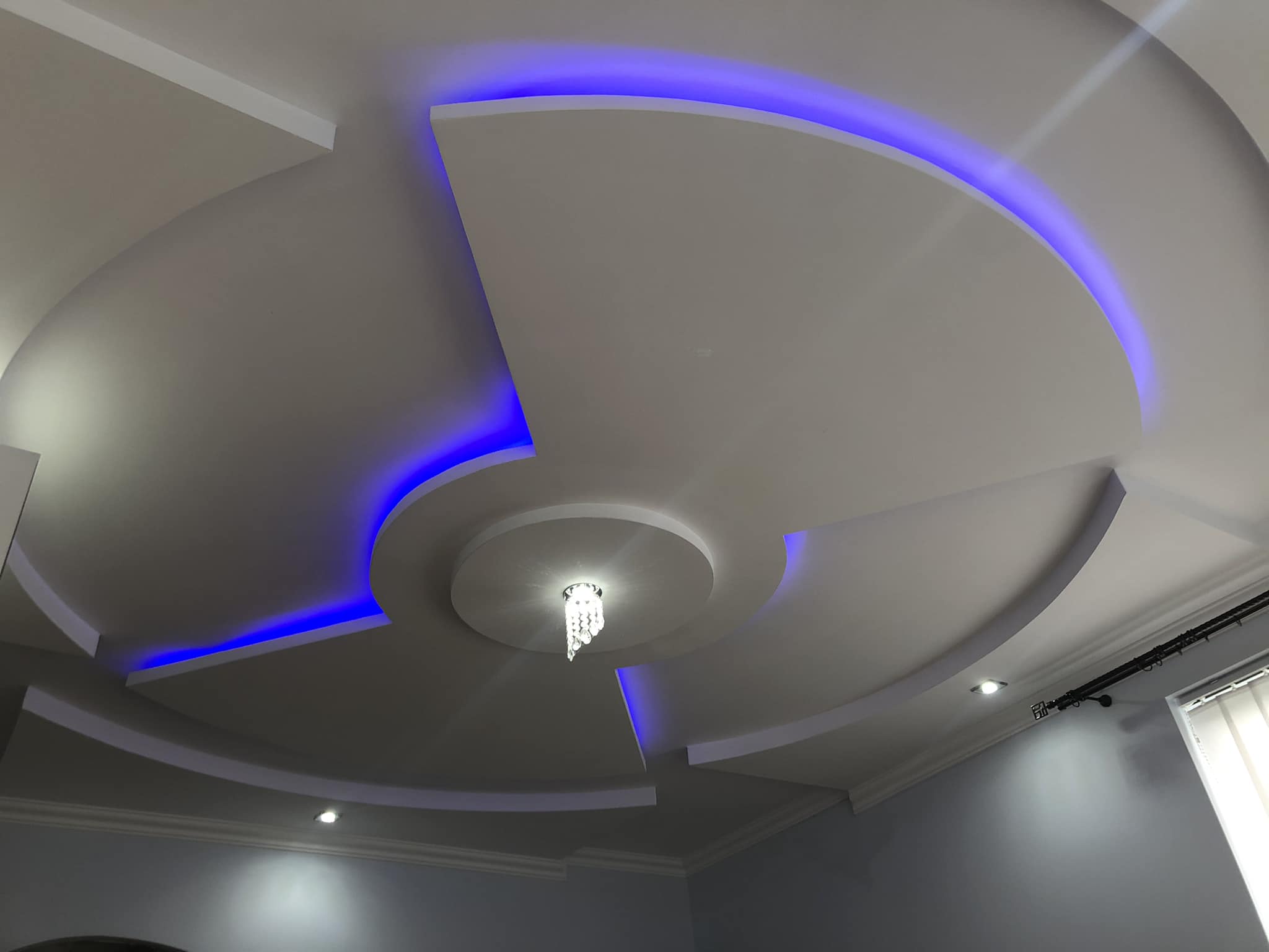 Faux plafond décoratif éclairage LED Bruxelles