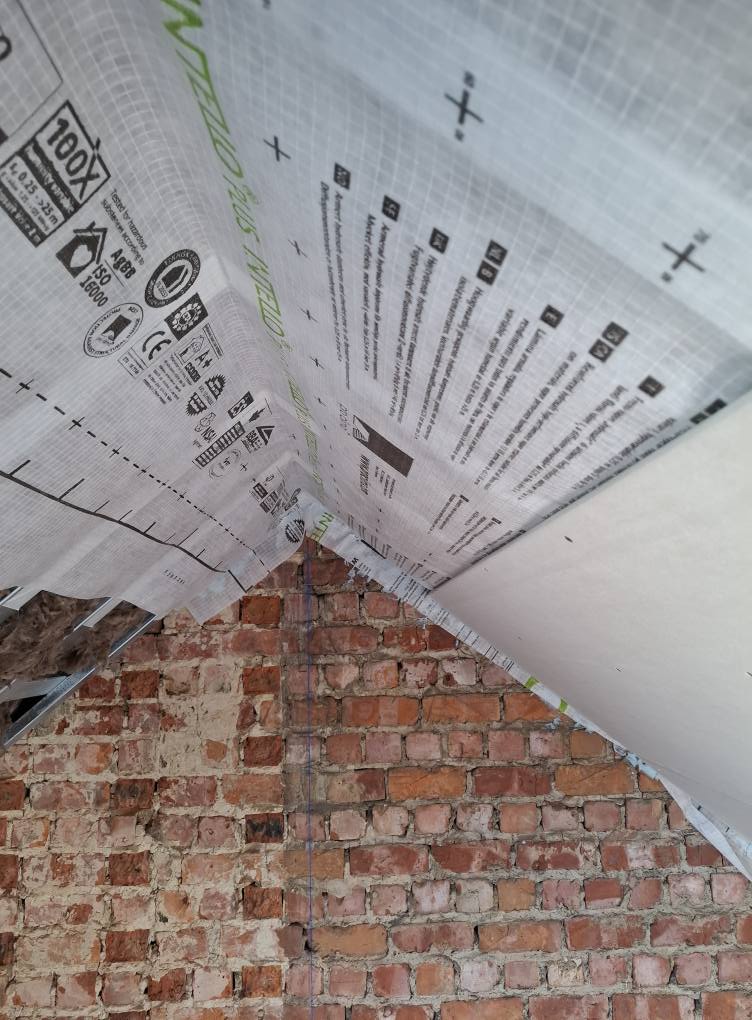 Pose pare-vapeur et isolation murs Anderlecht