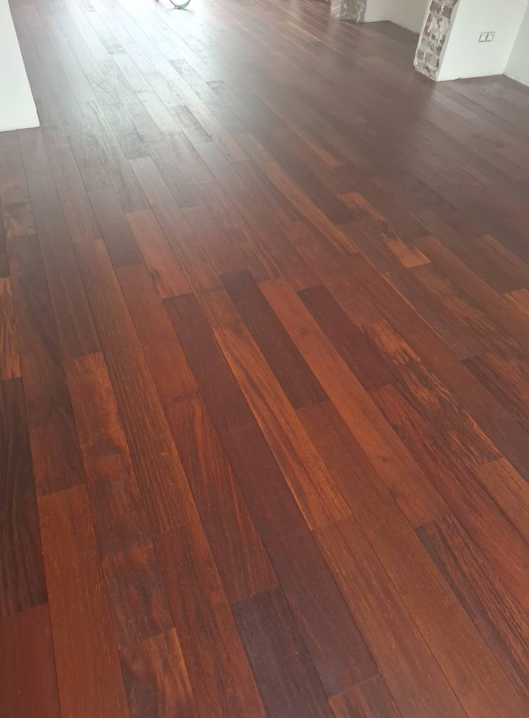 Parquet merbau foncé Uccle