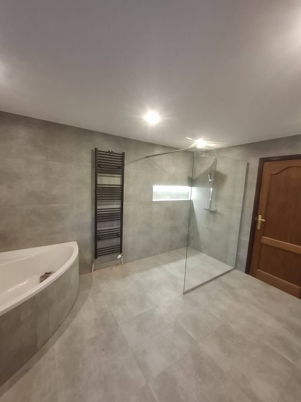Salle de bain moderne douche italienne Uccle
